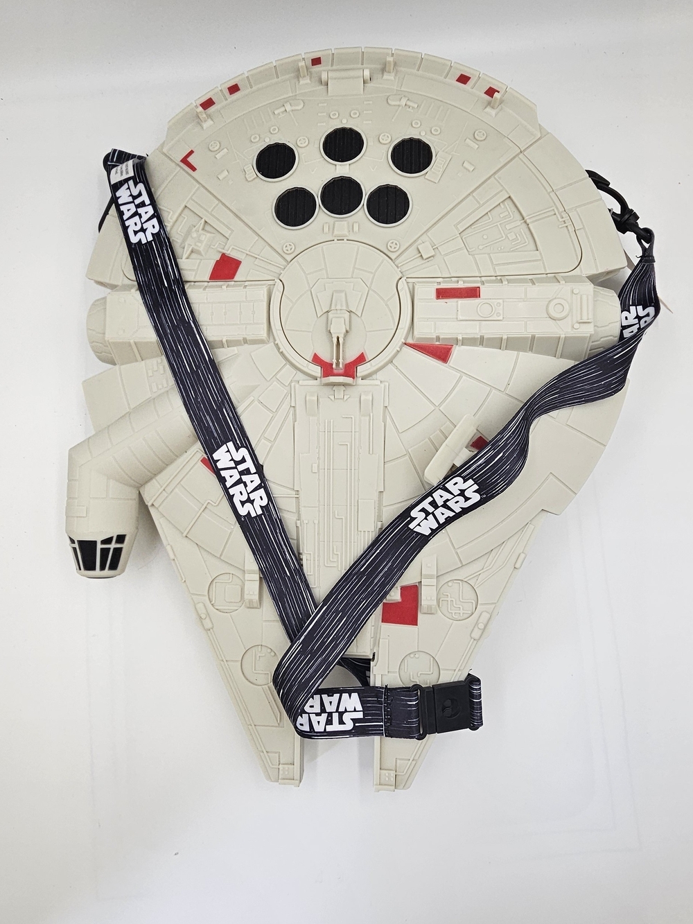 DISNEY PARKS Star Wars Millennium Falcon Popcorn bucket Cream with Black Strap